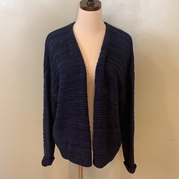Universal Thread Navy & Blue Knit Open Cardigan - Picture 6 of 6